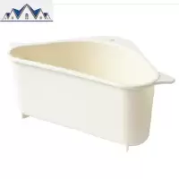 水垃圾过滤网收纳盒厨房溧水器沥水盒收纳架挂架免打孔托盘挂篮 三维工匠