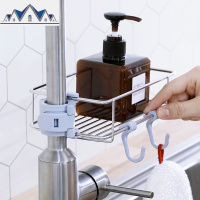 水龙头置物架厨房抹布沥水架家用免打孔洗碗布收纳水水池收纳架 三维工匠