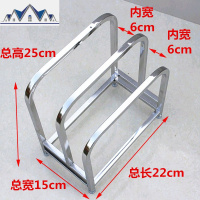 菜板支架厚板架案板收纳不锈钢架子沥水双砧落地大厨房锅盖架 三维工匠收纳层架