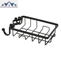铁艺水龙头置物架水池多功能抹布沥水架厨房免打孔水架子收纳架 三维工匠