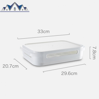 雅佳 厨房冰箱鸡蛋透明收纳盒保鲜盒塑料 24格鸡蛋收纳厨房 三维工匠