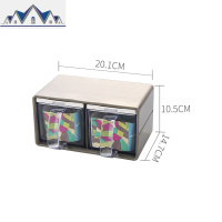 不锈钢调料盒套装厨房收纳用品家用味精盐罐调味罐佐料瓶组合创意 三维工匠收纳盒