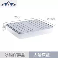 水饺托盘厨房冰箱保鲜盒2个装 家用放速冻饺子的盒子收纳盒 三维工匠