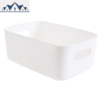 塑料收纳筐卫生间浴室化妆品收纳篮厨房桌面杂物零食收纳盒 三维工匠
