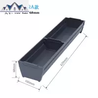 厨房抽屉收纳盒内置铝合金分隔碗筷餐具格柜自由组合式可定制 三维工匠