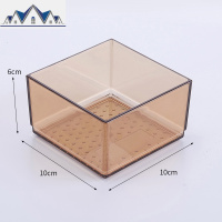 厨房抽屉分隔盒日式透明塑料收纳分格整理盒自由组合餐具收纳盒 三维工匠