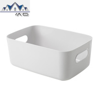 塑料收纳筐厨房卫生间浴室化妆收纳整理盒家用桌面杂物零食收纳盒 三维工匠