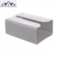免打孔塑料创意厨房用纸收纳盒抽纸盒壁挂式纸巾架厕纸盒家用 三维工匠
