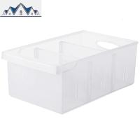 厨房分隔收纳盒保鲜盒 食材蔬果塑料储物盒冰箱收纳 三维工匠