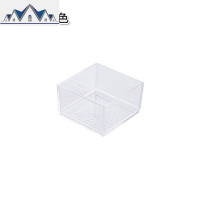 厨房抽屉餐具收纳盒 家用透明分隔整理盒橱柜塑料分隔盒 三维工匠