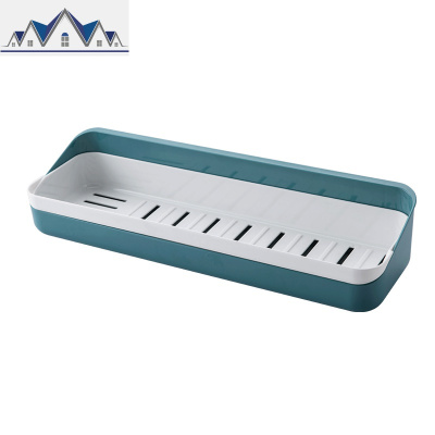 厨房置物架免打孔壁挂式调料墙上收纳架沥水筷子笼餐具勺子收纳盒 三维工匠