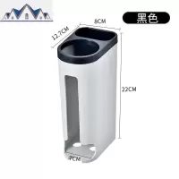 垃圾袋收纳塑料购物袋收纳盒壁挂式装厨房方便袋子抽取整理盒 三维工匠
