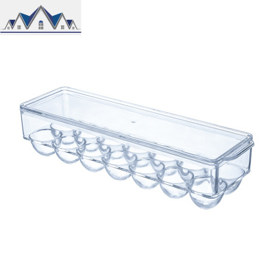 家用鸡蛋盒冰箱侧收纳盒厨房放鸡蛋的盒子蛋格蛋架蛋盒鸡蛋架托 三维工匠
