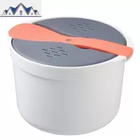 微波炉专用碗器皿蒸饭煲蒸米饭专用收纳盒厨房煮饭锅加热蒸笼套装 三维工匠