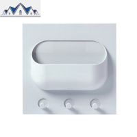 粘贴置物架厨房壁挂各种收纳宿舍卧室墙上免打孔收纳盒 三维工匠