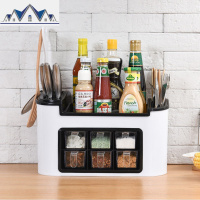 调料盒套装盐罐子置物架盐罐调味瓶收纳盒多功能厨房用品家用大全 三维工匠