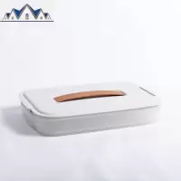 速冻饺子盒家用冰箱分格保鲜多层馄饨鸡蛋保鲜收纳盒厨房多层托盘 三维工匠