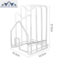 厨房多功能砧板锅盖收纳架菜板架家用免打孔放菜板置物架 三维工匠