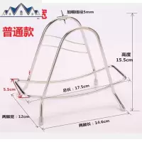 304不锈钢菜板架砧板架子厨房置物架案板架菜墩收纳刀板架锅盖架 三维工匠