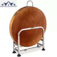 不锈钢砧板切菜板刀架厨房置物锅盖家用加厚面板架子放的案板台面 三维工匠收纳层架