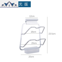 免打孔锅盖架挂放菜板架子壁挂式厨房收纳用品置物架壁挂式防落 三维工匠