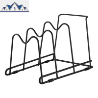 创意厨房用品砧板锅盖架多功能免打孔菜板置物架收纳架沥水架 三维工匠