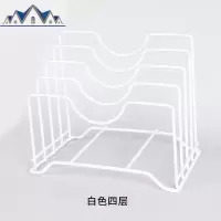 坐式免打孔锅盖架厨房台面置物架落地收纳架家用菜板架砧板案板架 三维工匠