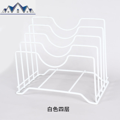坐式免打孔锅盖架厨房台面置物架落地收纳架家用菜板架砧板案板架 三维工匠