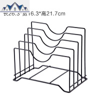 多功能铁艺菜板架多层砧板架案板收纳厨房置物架用品放锅盖的架子 三维工匠