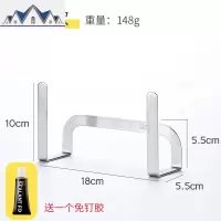 家用锅盖架壁挂免打孔放锅盖的架子厨房用品置物架菜板锅盖收纳架 三维工匠