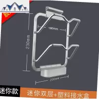 锅盖挂壁厨房壁挂式挂墙上锅架挂钩收纳家用置物简易多层功能置放 三维工匠收纳层架