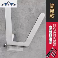 锅盖收纳架免打孔厨房刀板架多功能家用置物架放菜板的架子锅盖架 三维工匠