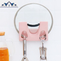 升级款可沥水免打孔大锅盖架厨房壁挂放砧板放锅盖的架子菜板 三维工匠