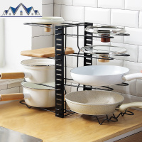 厨房锅盖锅盖架案板收纳架放菜板的架子坐式菜板架切菜板架子 三维工匠