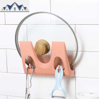 家用锅盖架壁挂免打孔放锅盖的架子厨房用品置物架菜板锅盖收纳秋 三维工匠