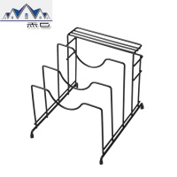 铁艺多层锅盖架 厨房收纳菜板架砧板架置物架放锅盖的架子 三维工匠