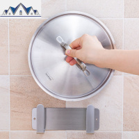 锅盖架 免打孔厨房304不锈钢壁挂式收纳架家用墙上菜板砧板置物架 三维工匠