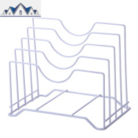 厨房坐式落地多层砧板架置物架案板架菜板收纳架放锅盖架子 三维工匠