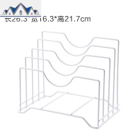 多功能铁艺菜板架多层砧板架案板收纳厨房置物架用品放锅盖的架子 三维工匠
