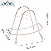 不锈钢切菜板架子刀架刀座砧板架案板收纳架厨房家用多功能锅盖架 三维工匠