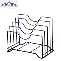 厨房多功能置物架锅盖架 金属刀架锅架调料收纳架 多层整理储物架 三维工匠