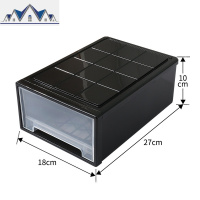 收纳箱抽屉式塑料透明杂物收纳盒衣服的箱子小箱子衣柜收纳整理箱 三维工匠