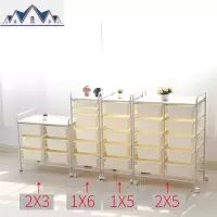 抽屉式收纳柜简易儿童玩具收纳箱多层整理架家用多功能移动储物柜 三维工匠