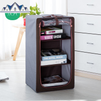 牛津布三层装衣服收纳箱储物箱特大号家用布艺折叠被子整理箱 三维工匠