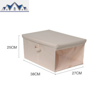 折叠收纳整理箱 衣物收纳箱带防尘盖多功能储物箱 可视智能收纳盒 三维工匠