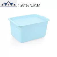 加厚大号带盖衣服收纳箱塑料储物箱内衣物整理箱玩具化妆品收纳盒 三维工匠