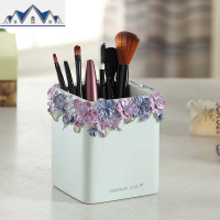 遥控器收纳盒美式客厅木质茶几小木盒办公室桌面笔筒遥控板整理盒 三维工匠