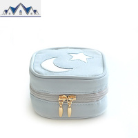 首饰包迷你布艺网红少女心放耳饰收纳盒ins风随身小便携精致旅行 三维工匠