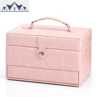 首饰收纳盒ins风戒指多层超大容量首饰盒三八妇女节品 三维工匠