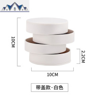 北欧头绳小配饰手链首饰收纳盒卧室衣帽间旋转多层整理盒 三维工匠